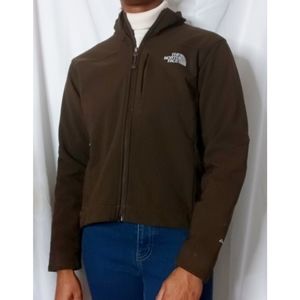 North Face APEX Chocolate Brown Zip Up